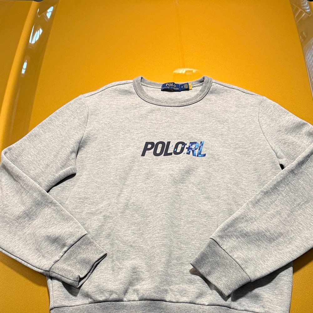 Polo by Ralph Lauren Light Gray Crewneck Sweater